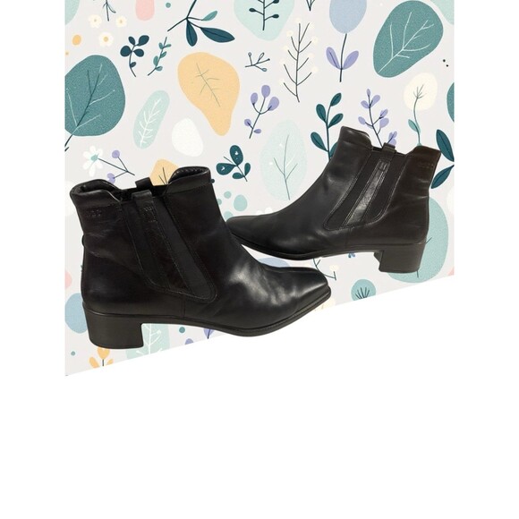 ECCO Shape M35 Black Leather Chelsea Boots EU Size 40/US Size 9-9.5 - Picture 10 of 12